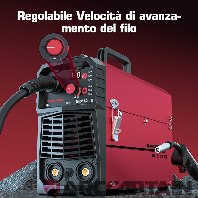 Saldatrice Mig senza flusso di gas MIG140