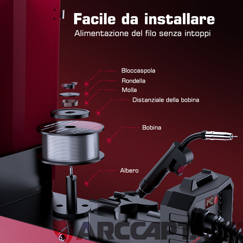 Saldatrice Mig senza flusso di gas MIG140