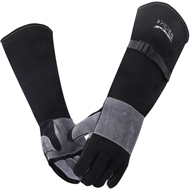 Arccaptain Guanti per saldatura MIG/stick extra lunghi da 24 pollici resistenti al calore