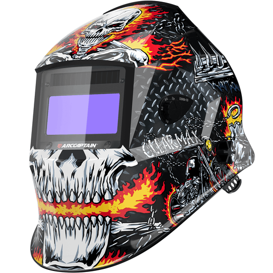 Casco per saldatura auto-oscurante Arccaptain The Flame Bone Knight